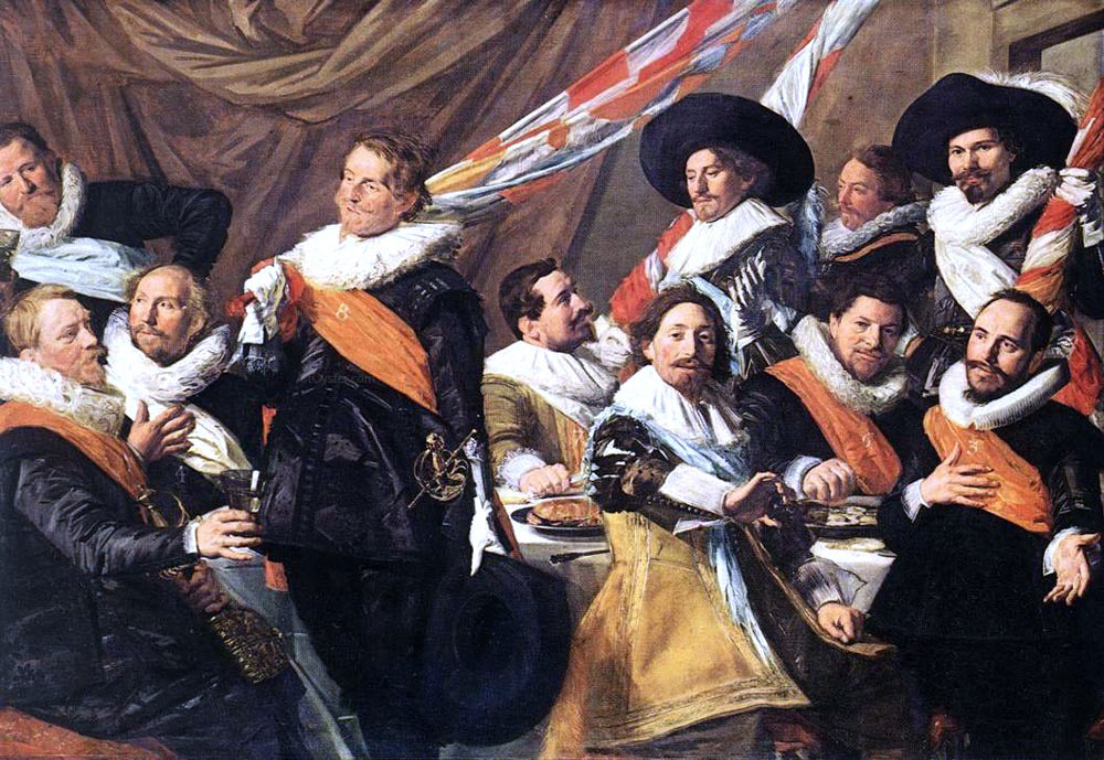  Frans Hals Banquet of the Officers of the St George Civic Guard Company - Hand Painted Oil Painting