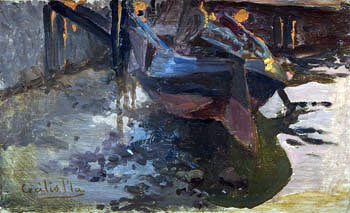 Cecilio Pla y Gallardo Barco - Hand Painted Oil Painting