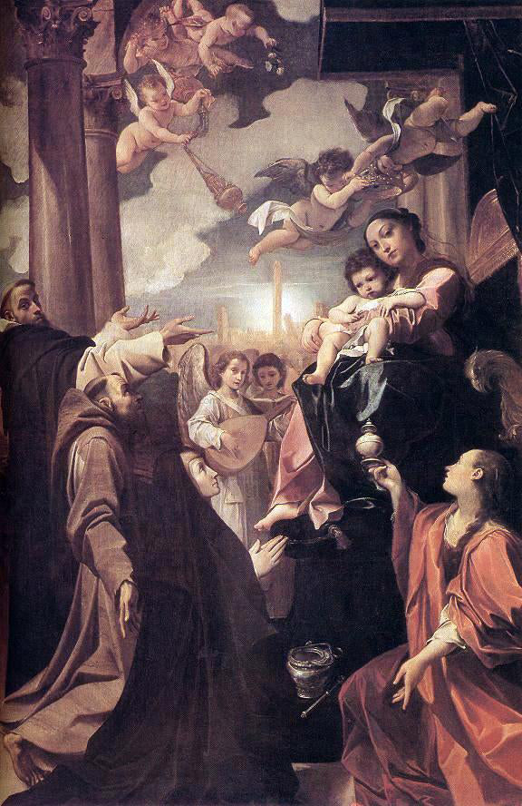 Lodovico Carracci Bargellini Madonna - Hand Painted Oil Painting