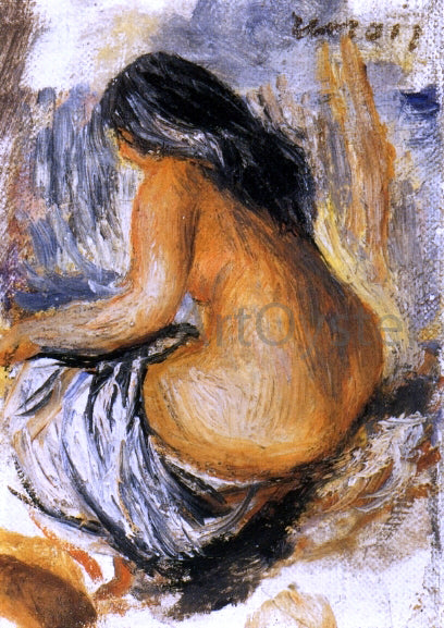 Pierre Auguste Renoir Bather from the Back - Hand Painted Oil Painting