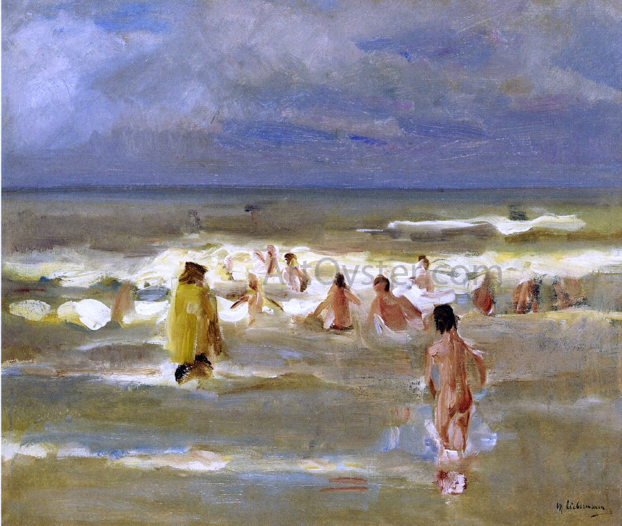Max Liebermann Bathing Boys - Hand Painted Oil Painting