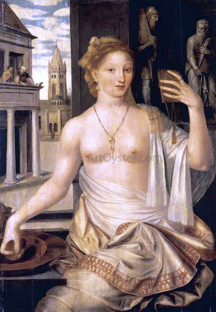 Jan Massys Bathsheba Observed by King David - Hand Painted Oil Painting