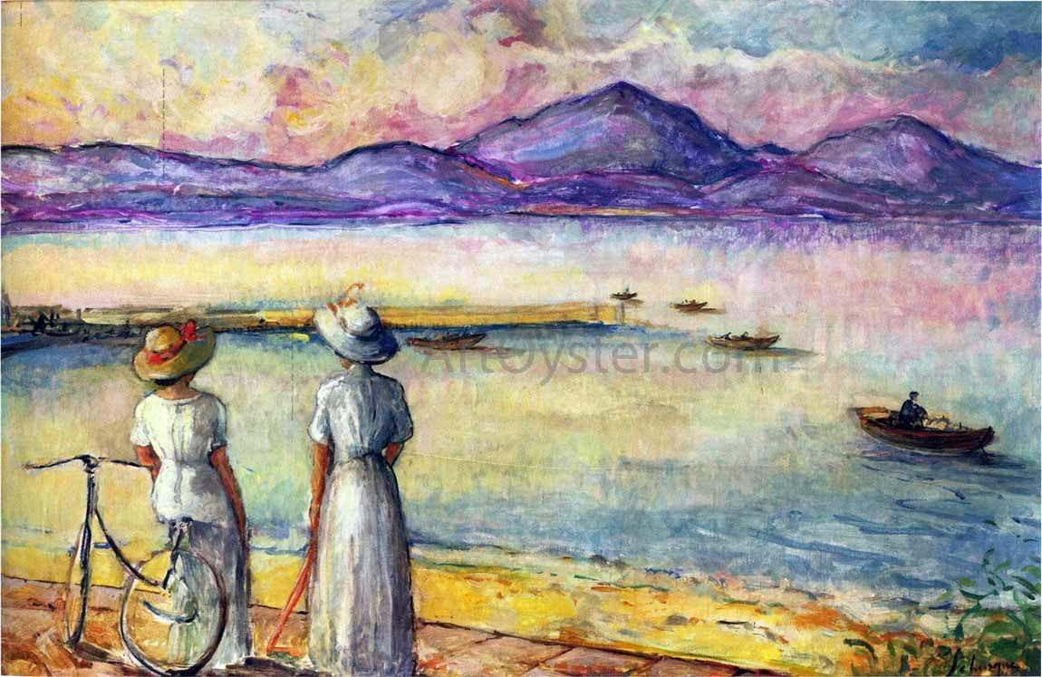 Henri Lebasque Bay at St Tropez - Hand Painted Oil Painting