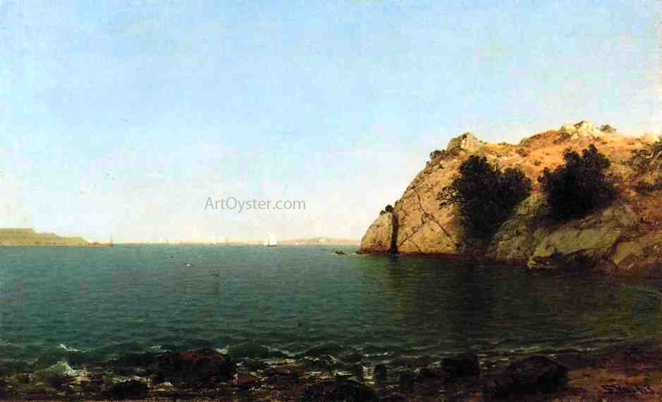 John Frederick Kensett Bay of Newport - Hand Painted Oil Painting