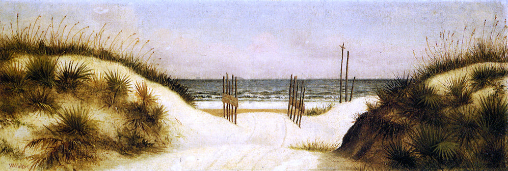 William Aiken Walker Beach at Ponce Park, Florida - Hand Painted Oil Painting