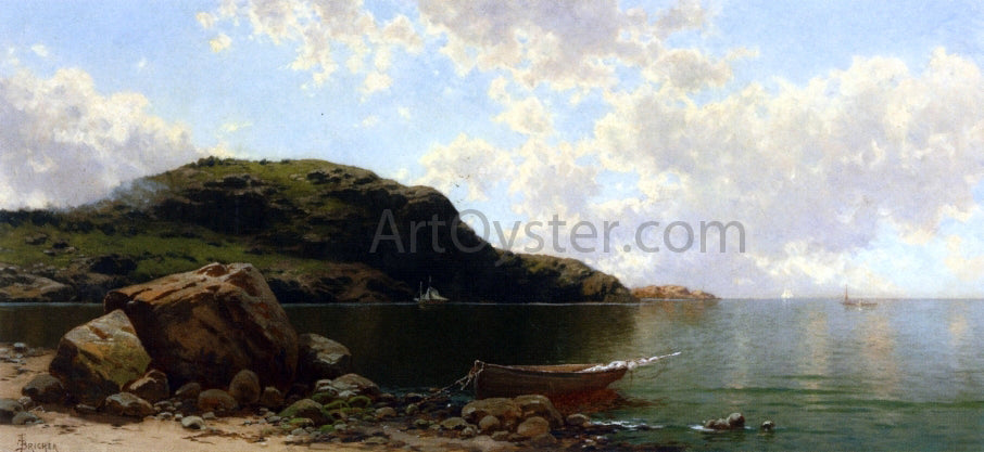 Alfred Thompson Bricher Beach Scene - Hand Painted Oil Painting