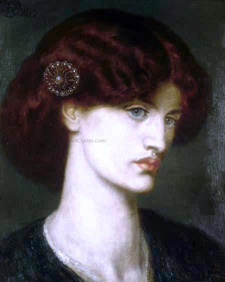 Dante Gabriel Rossetti Beatrice - Hand Painted Oil Painting