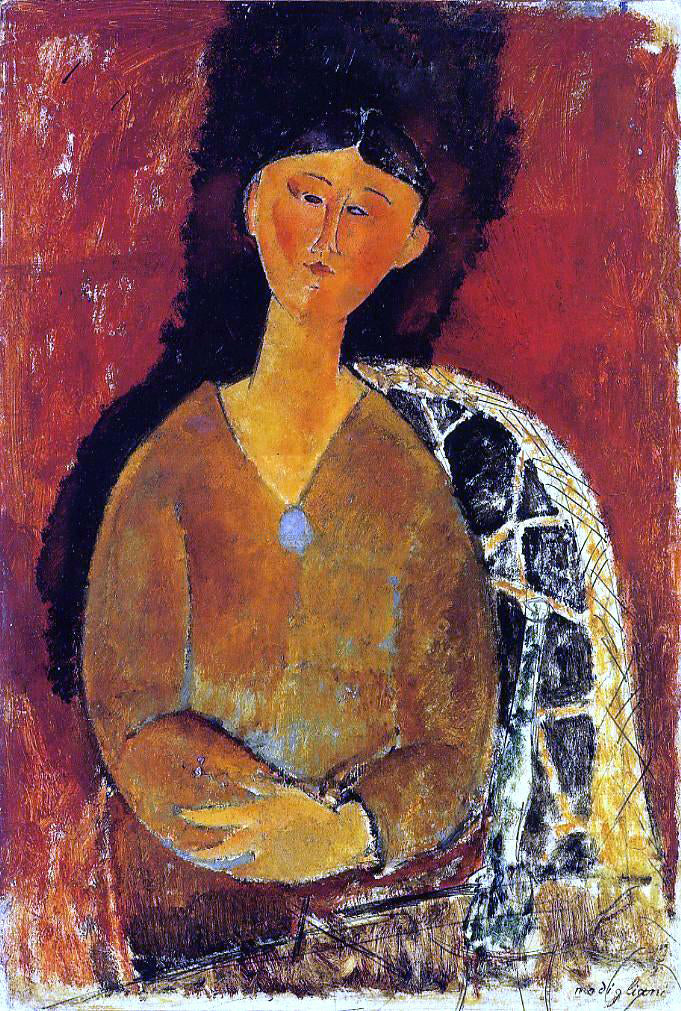  Amedeo Modigliani Beatrice Hastings, Seated - Hand Painted Oil Painting