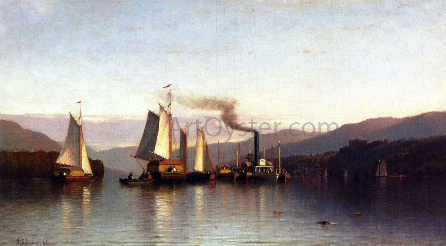 Samuel Colman Becalmed in the Highlands - Hand Painted Oil Painting