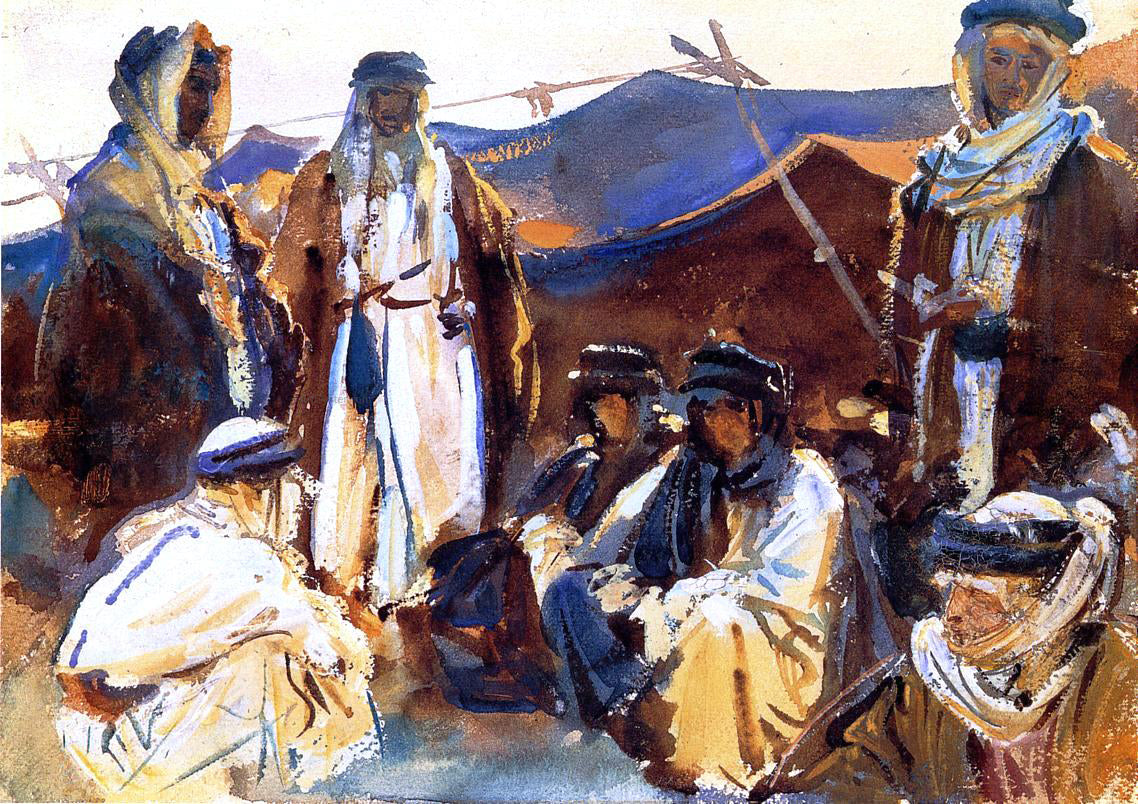 John Singer Sargent Bedouin Camp - Hand Painted Oil Painting