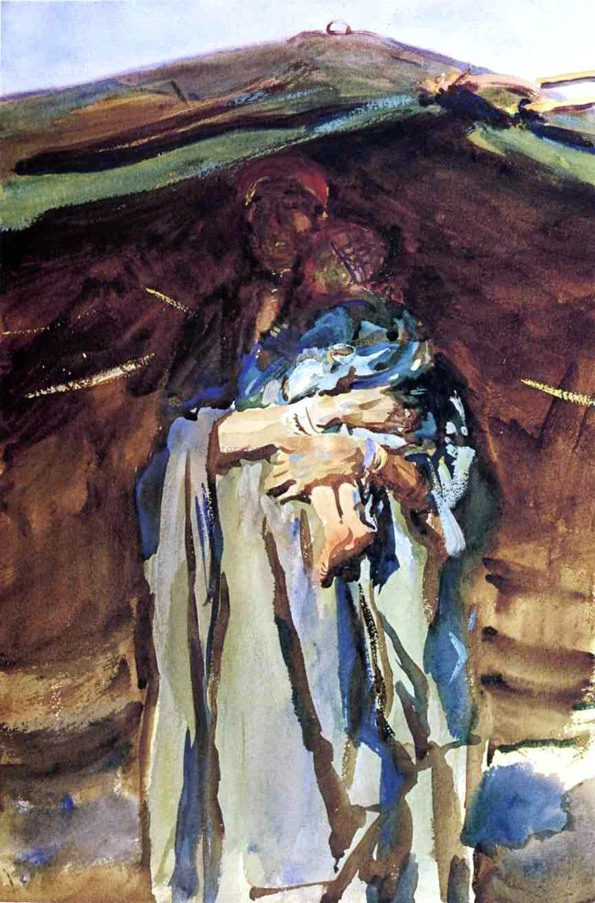 John Singer Sargent Bedouin Mother - Hand Painted Oil Painting