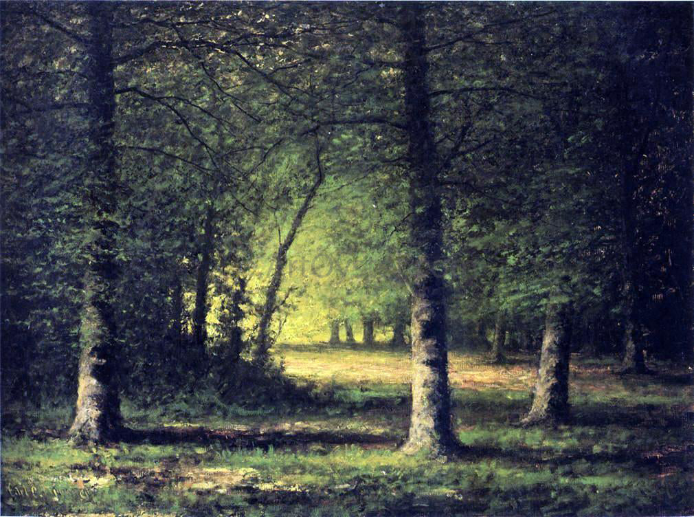 Carl Christian Brenner Beech Trees - Hand Painted Oil Painting