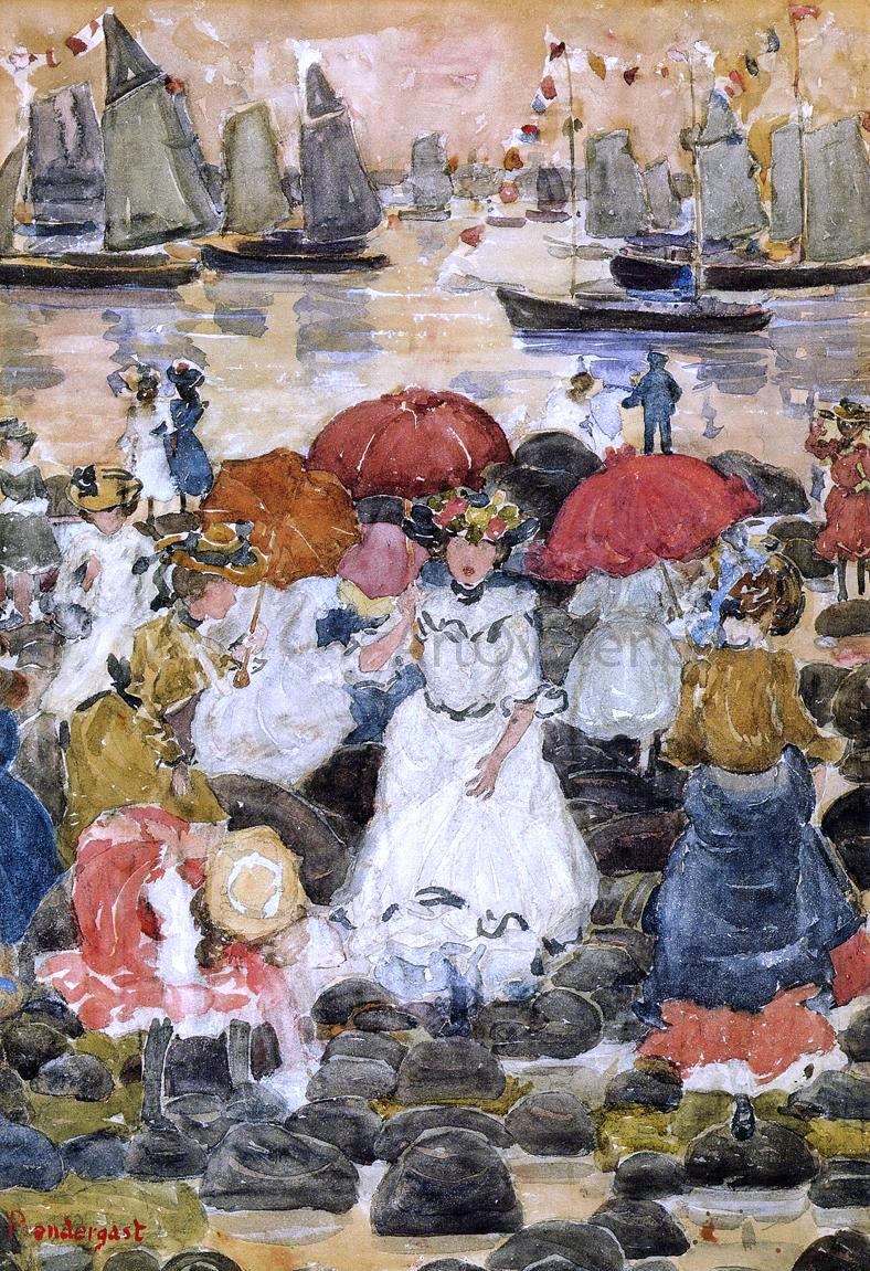 Maurice Prendergast Beechmont - Hand Painted Oil Painting