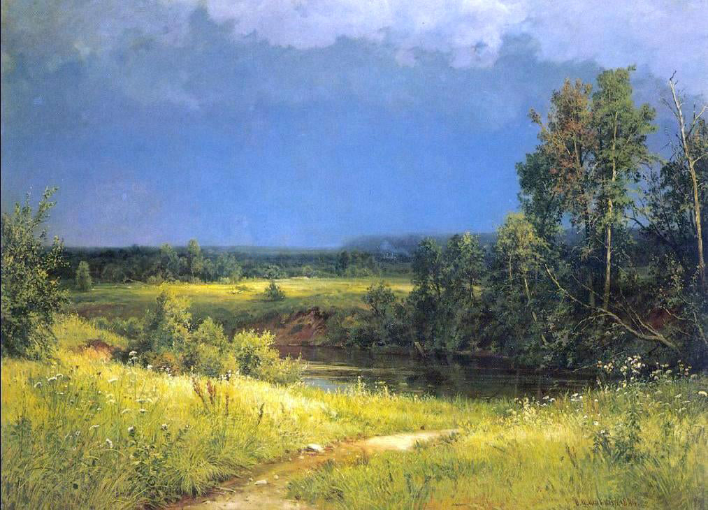 Ivan Ivanovich Shishkin Before a thunderstorm - Hand Painted Oil Painting