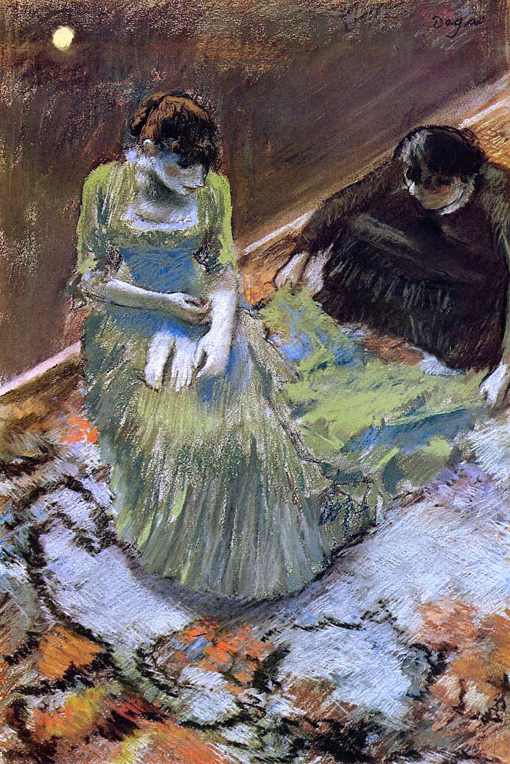 Edgar Degas Before the Curtain Call - Hand Painted Oil Painting