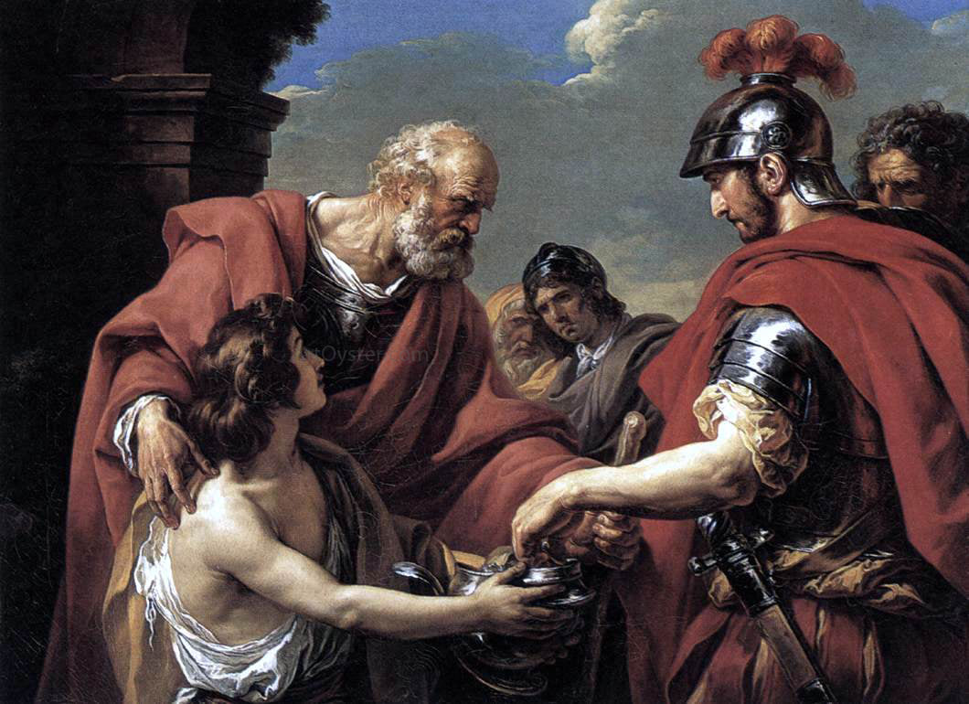 Francois-Andre Vincent Belisarius - Hand Painted Oil Painting