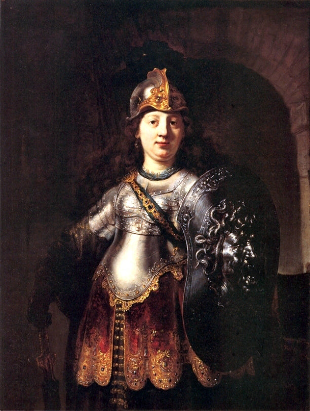 Rembrandt Van Rijn Bellona - Hand Painted Oil Painting