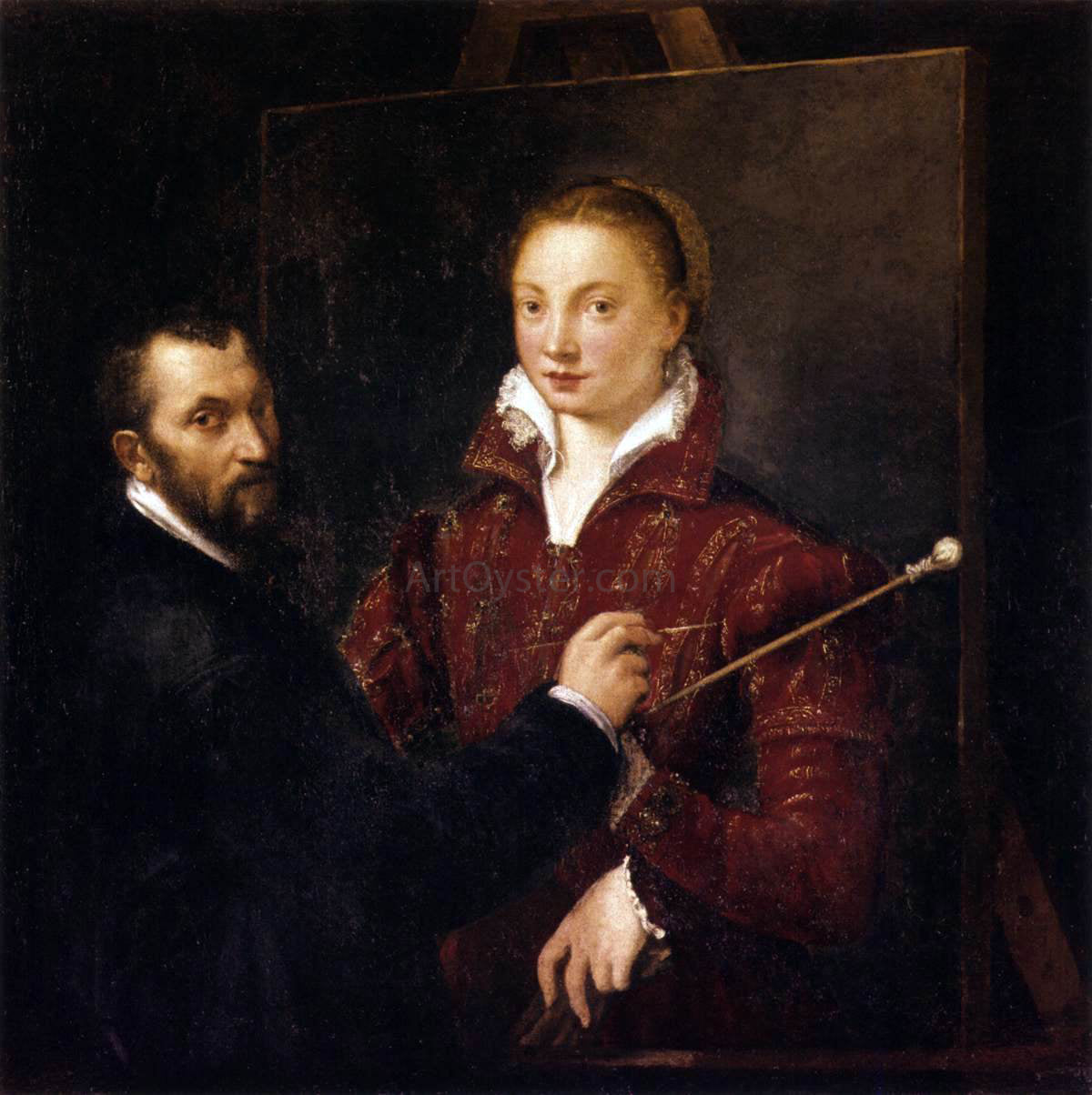 Sofonisba Anguissola Bernardino Campi Painting Sofonisba Anguissola - Hand Painted Oil Painting