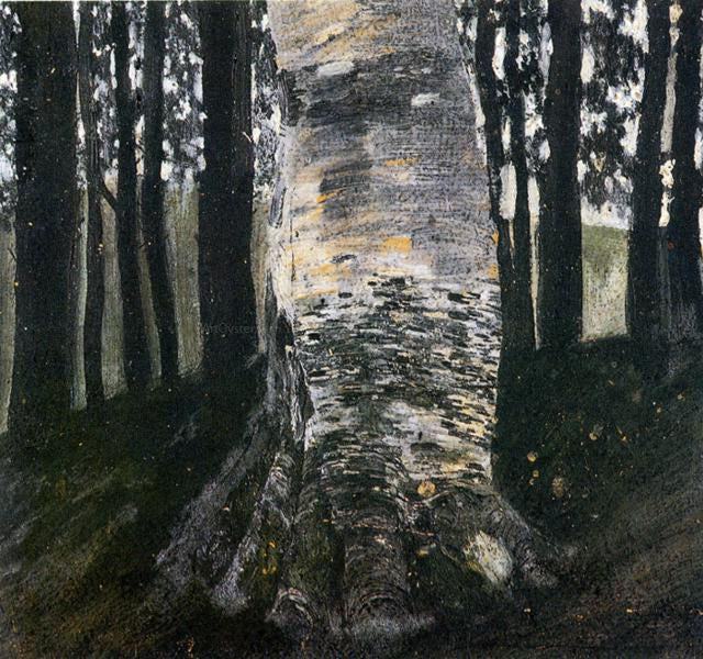  Gustav Klimt Birch in a Forest - Hand Painted Oil Painting