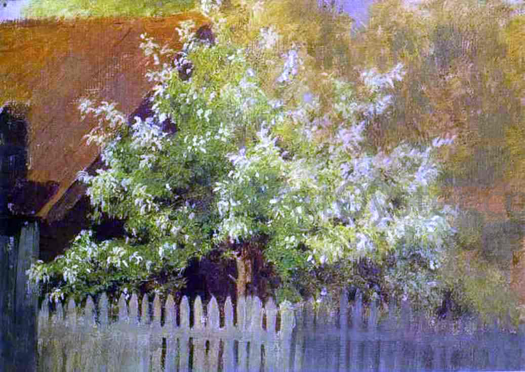 Isaac Ilich Levitan Bird-Cherry Tree - Hand Painted Oil Painting