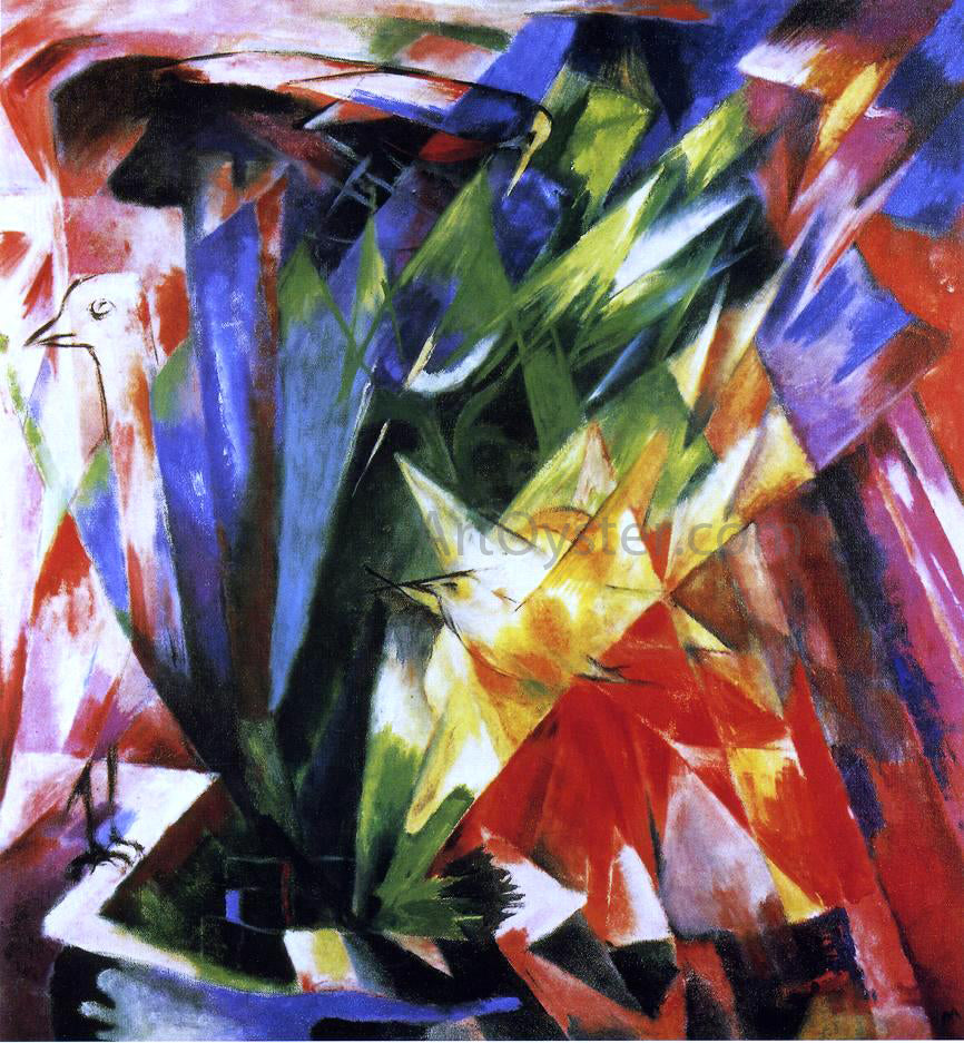  Franz Marc Birds - Hand Painted Oil Painting