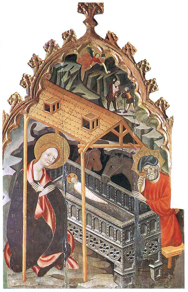 Ramon De Mur Birth of Jesus - Hand Painted Oil Painting