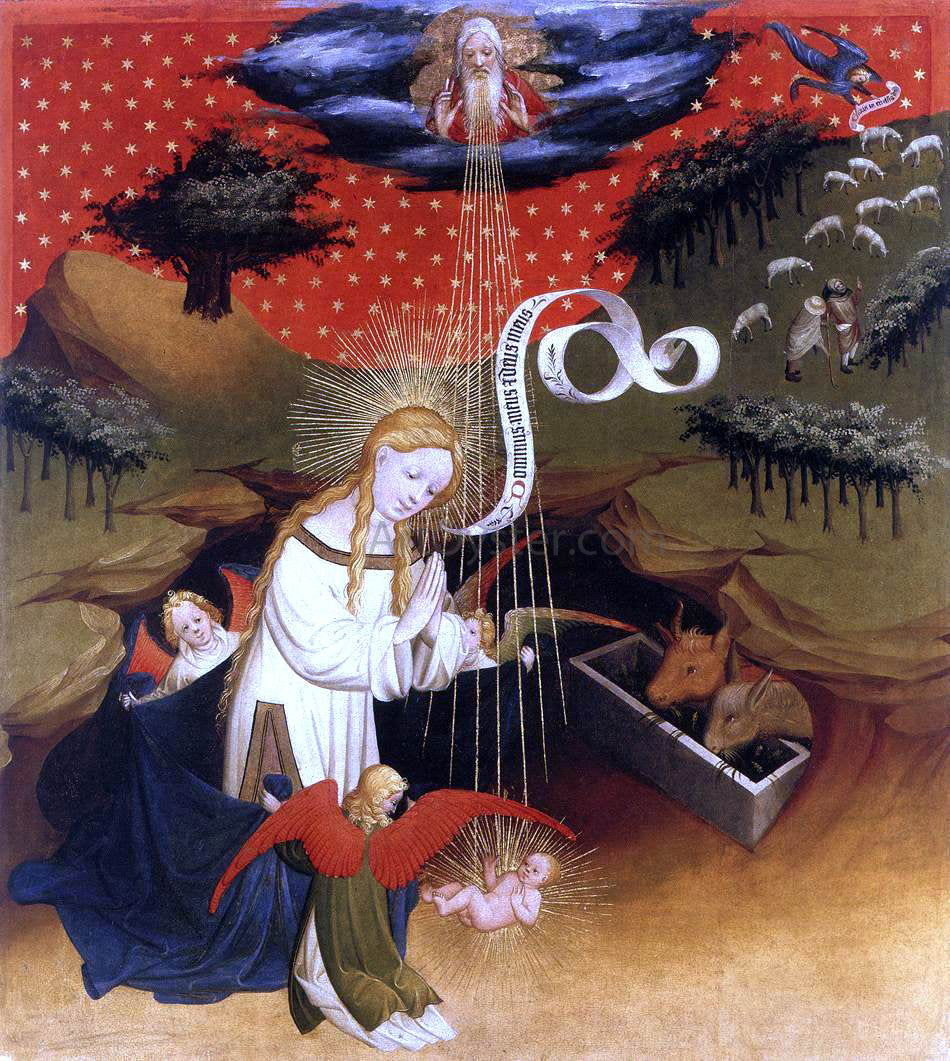  Master Francke Birth of Jesus - Hand Painted Oil Painting