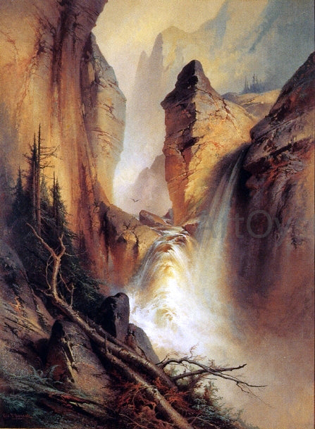 George Frederick Bensell Black Canyon, Colorado - Hand Painted Oil Painting