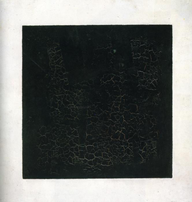 Kazimir Malevich Black Suprematistic Square - Hand Painted Oil Painting