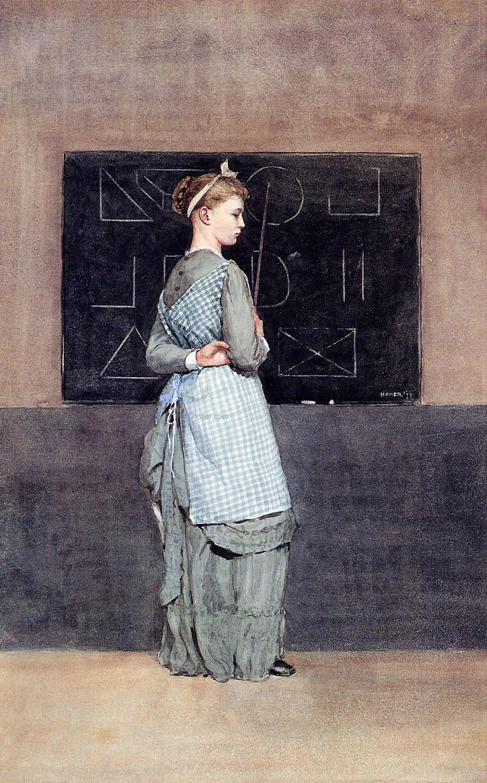 Winslow Homer Blackboard - Hand Painted Oil Painting