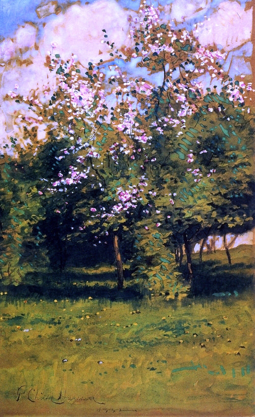 Frederick Childe Hassam Blossoming Trees - Hand Painted Oil Painting