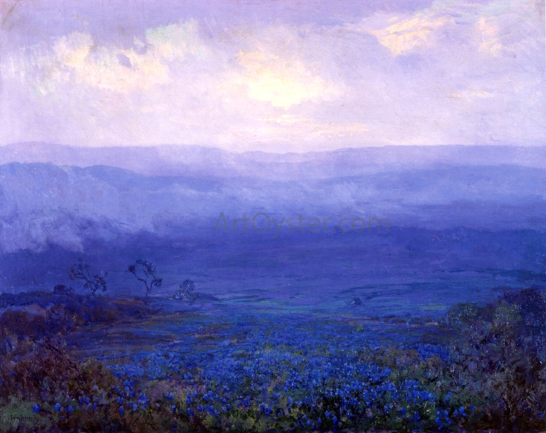 Julian Onderdonk Bluebonnets in Texas - Hand Painted Oil Painting