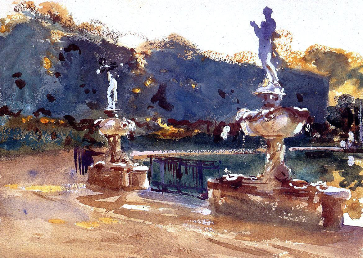 John Singer Sargent Boboli Gardens - Hand Painted Oil Painting