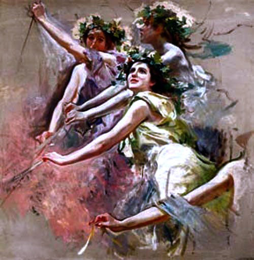 Cecilio Pla y Gallardo Boceto - Hand Painted Oil Painting
