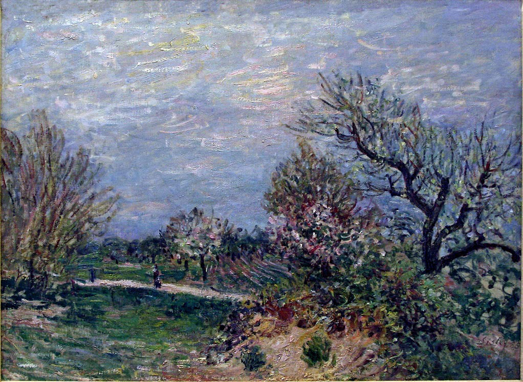 Alfred Sisley Border of the Woods - Hand Painted Oil Painting