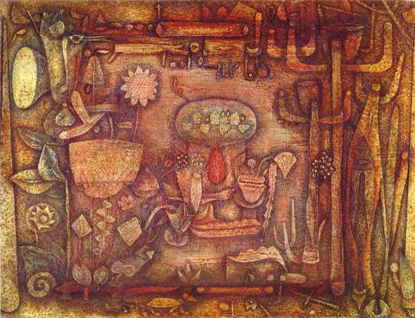 Paul Klee Botanical Theater - Hand Painted Oil Painting
