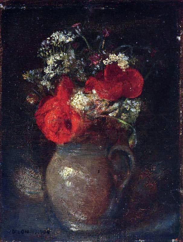 Odilon Redon Bouquet - Hand Painted Oil Painting