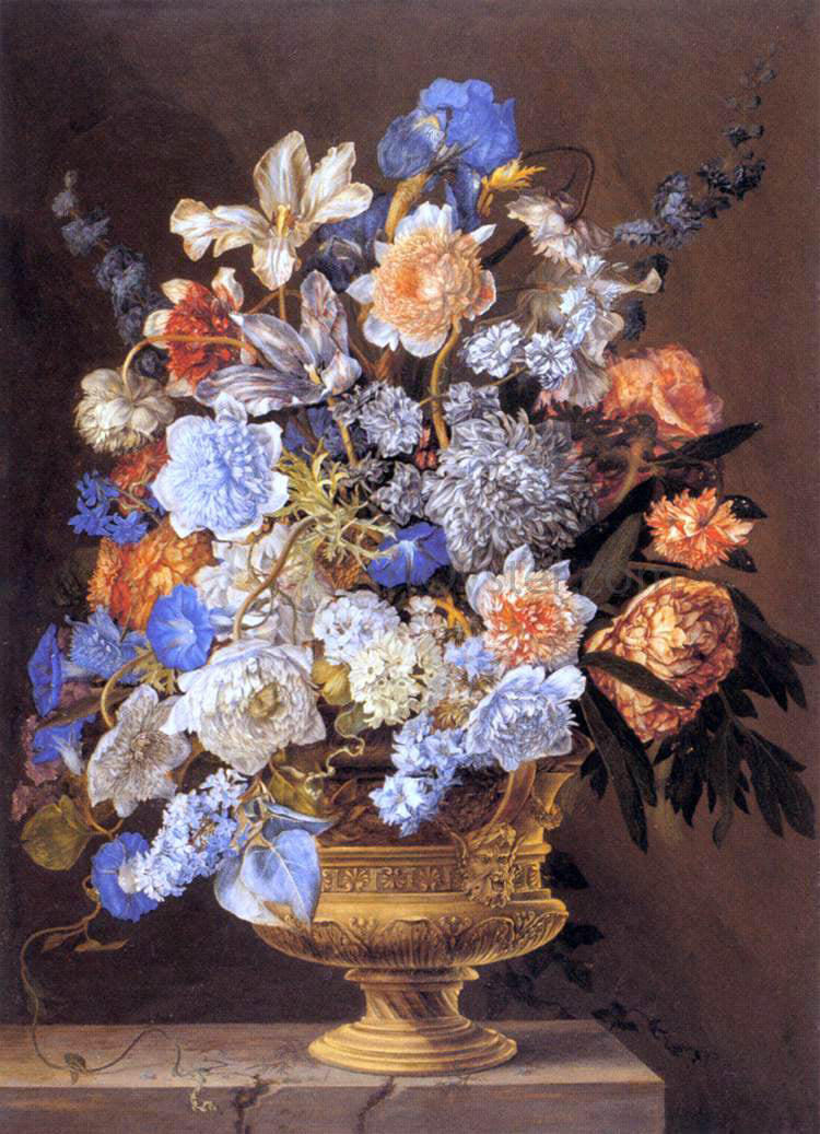 II Jacques Bailly Bouquet of Flowers - Hand Painted Oil Painting