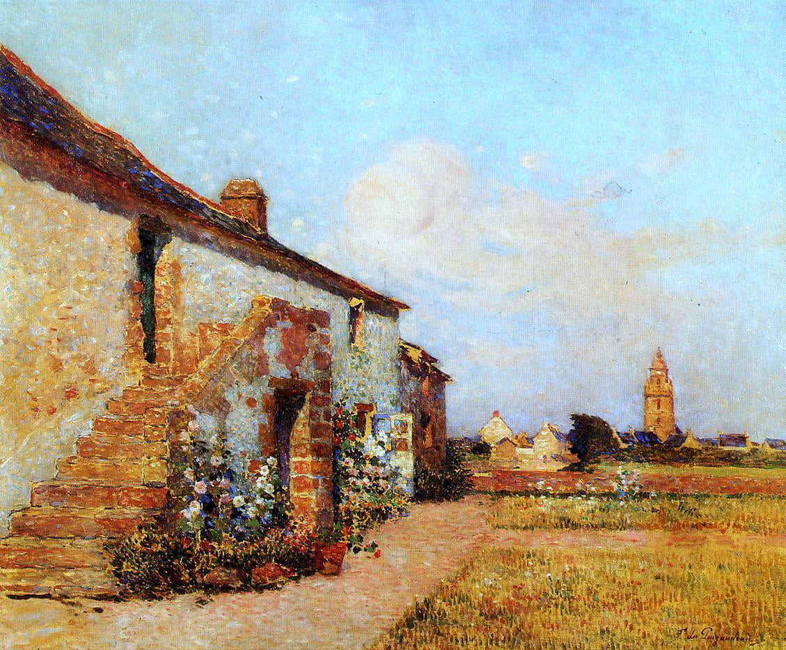 Ferdinand Du Puigaudeau Bourg-de-Batz, Brittany - Hand Painted Oil Painting