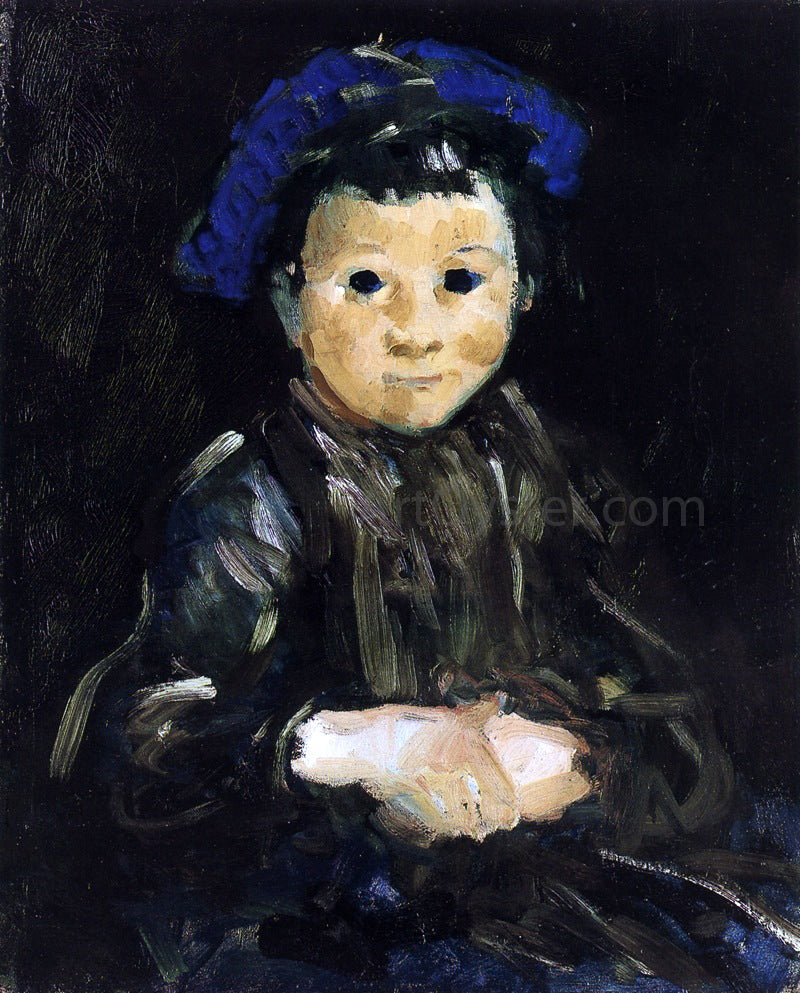 George Luks Boy with Blue Cap - Hand Painted Oil Painting