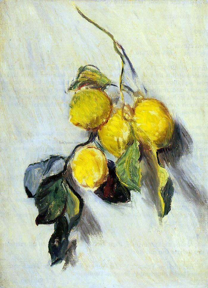 Claude Oscar Monet Branch of Lemons - Hand Painted Oil Painting