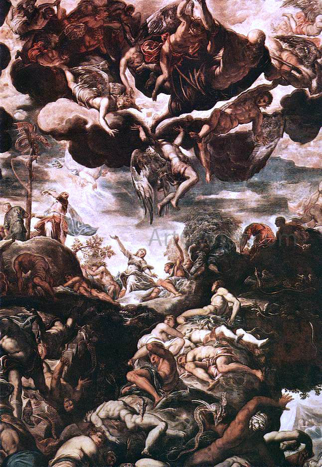 Jacopo Robusti Tintoretto Brazen Serpent - Hand Painted Oil Painting
