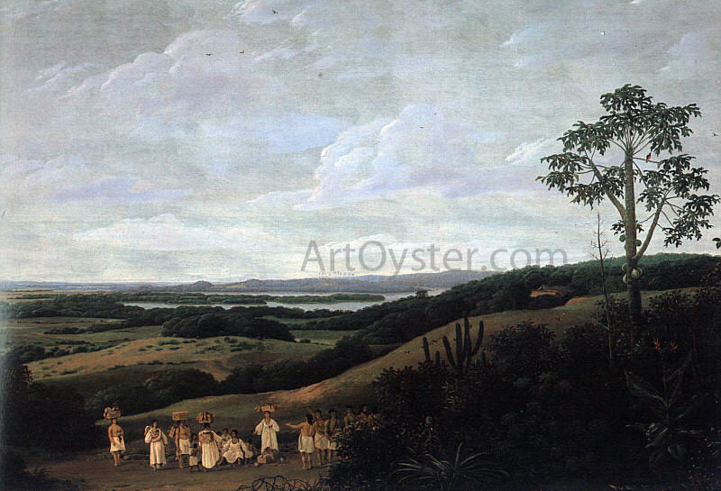 Frans Post Brazilian Landscape - Hand Painted Oil Painting