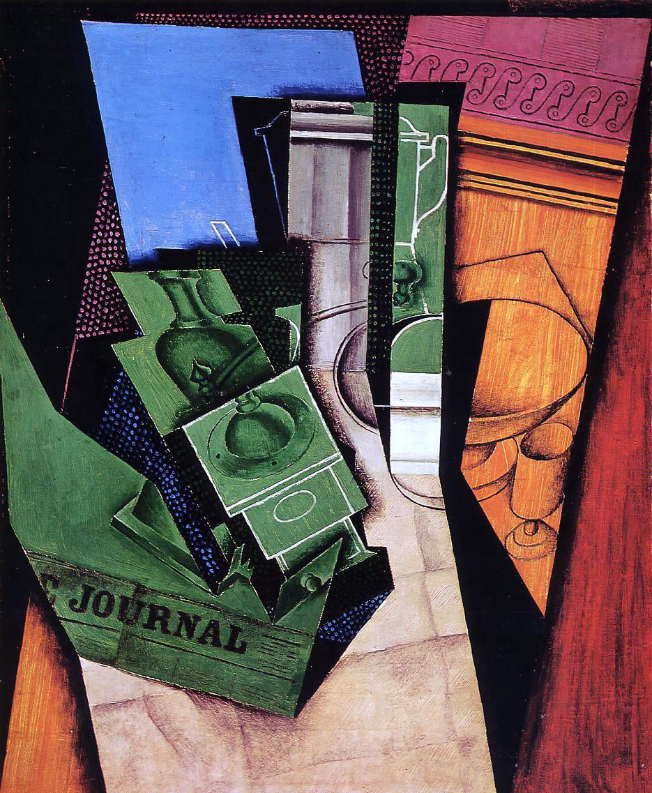 Juan Gris Breakfast - Hand Painted Oil Painting