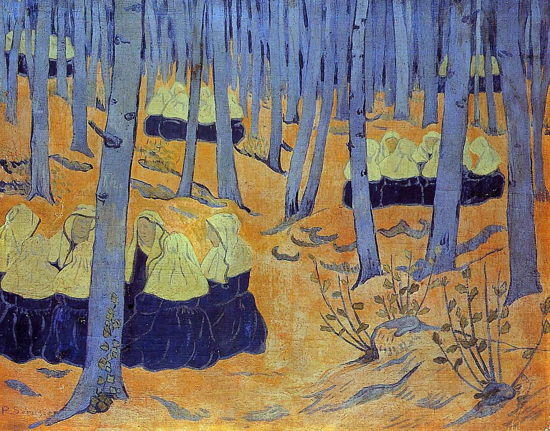 Paul Serusier Breton Women, the Meeting in the Sacred Grove - Hand Painted Oil Painting