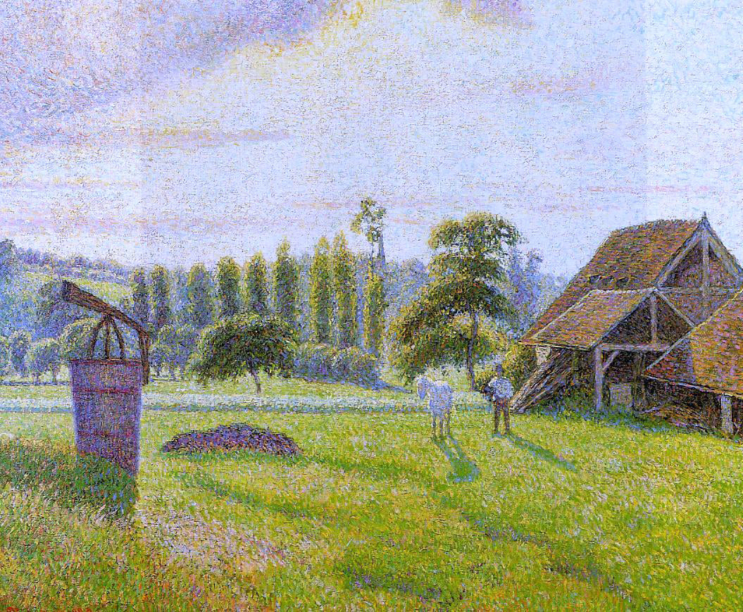 Camille Pissarro Brickworks at Eragny - Hand Painted Oil Painting