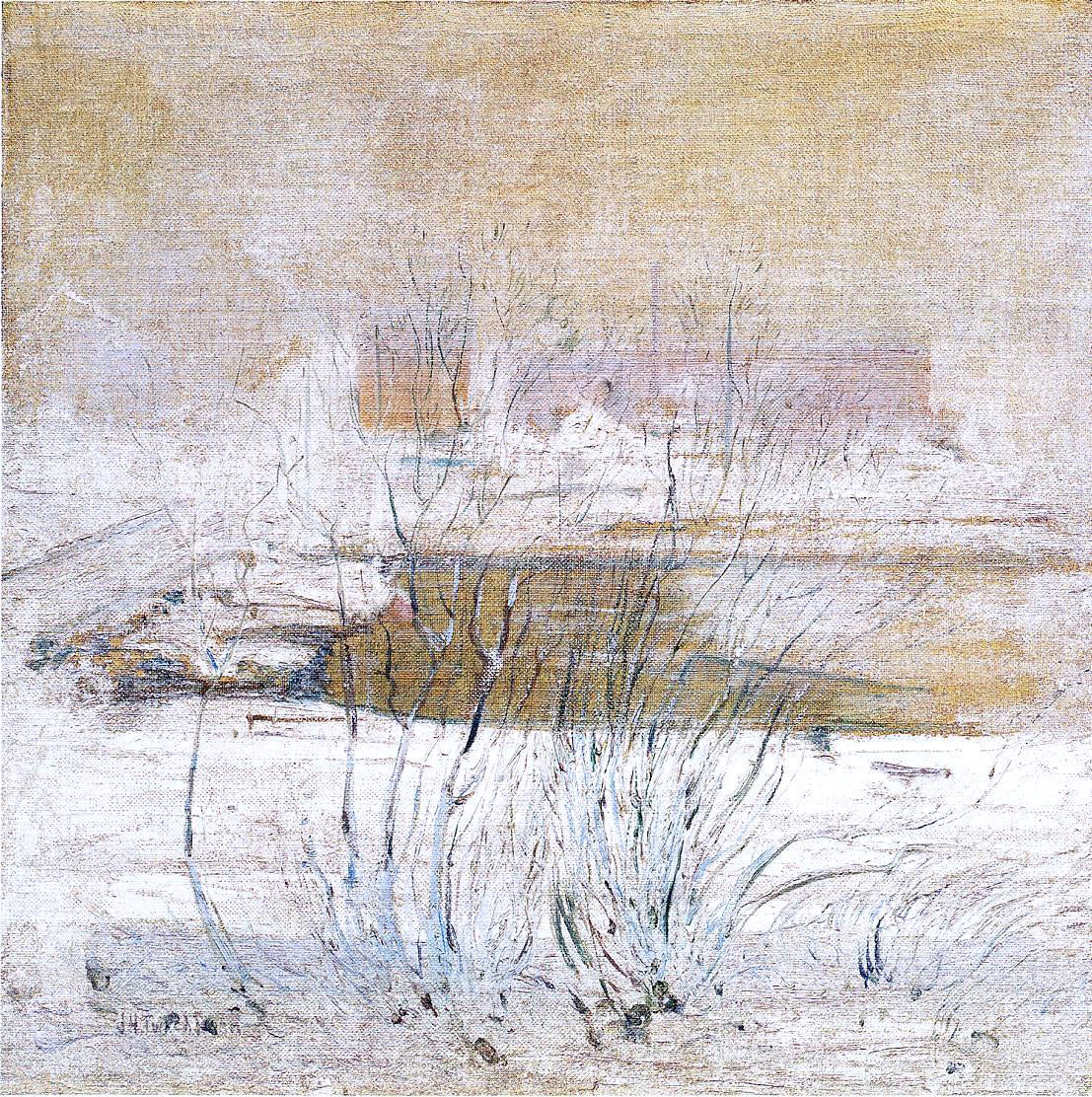 John Twachtman Bridge in Winter - Hand Painted Oil Painting