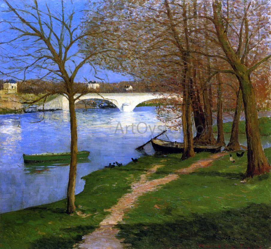 Maxime Maufra Bridge over the Loire - Hand Painted Oil Painting