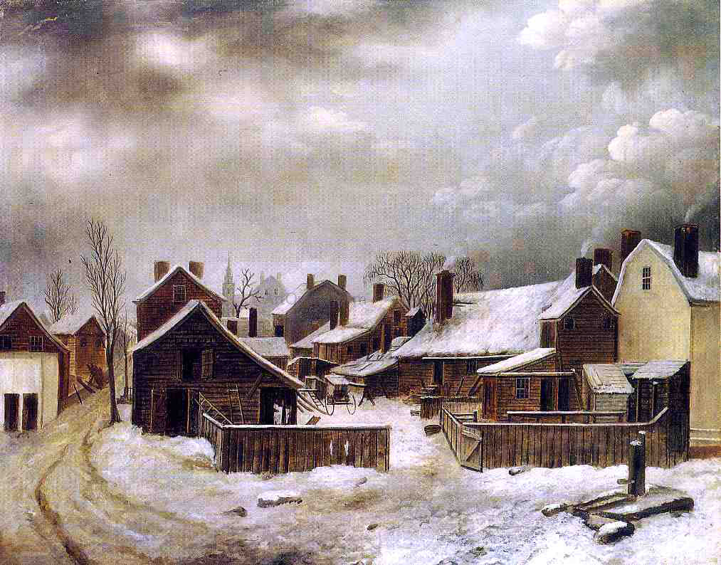  Seymour Joseph Guy Brooklyn in Winter - Hand Painted Oil Painting
