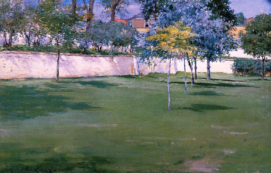 William Merritt Chase Brooklyn Navy Yard - Hand Painted Oil Painting